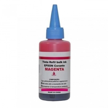 Tinta Compativel Epson Magenta 664/673 Refil Bulk Ink 100ml