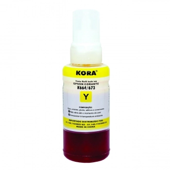 Tinta Compativel Epson Amarelo 664/673 Refil Bulk Ink 100ml