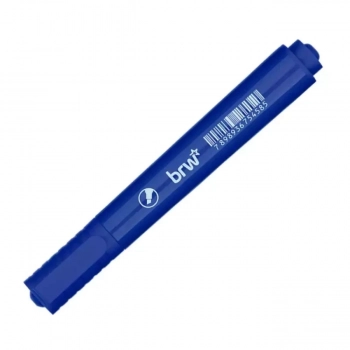 Caneta Permanente Azul Marca Brw
