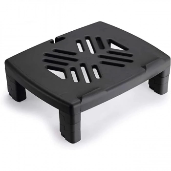 Suporte para Monitor e Notebook Waleu Preto Quadrado