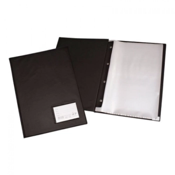 Pasta Catlogo C/50 Envelopes 0,06 Acp Preta C/ Visor Ref. 122