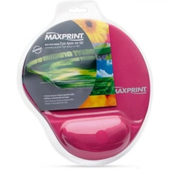 Mouse Pad Apoio Gel Rosa Maxprint 605495