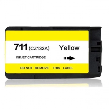 Cartucho Compat�vel Hp 711 Cz-132a Amarelo H0711y