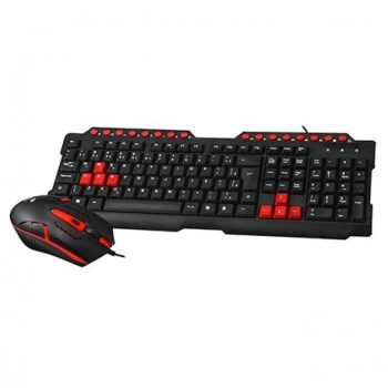 Teclado e Mouse C3tech com Fio Gamer Gk-20bk
