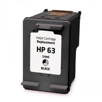 Cartucho Compat�vel Hp 63 Preto Hc-m63