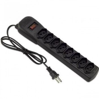 Filtro de Linha Force Line 08 Tomadas 10a Incorp Bivolt