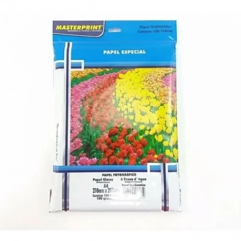 Papel Sublimatico Neutro 100g C/ 100 Folhas A4
