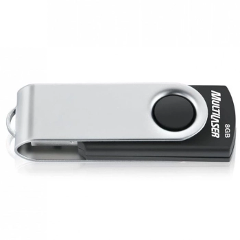 Pen Drive 8gb Multilaser Twist Pd587 Preto