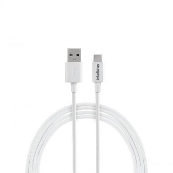 Cabo Usb 1,2m Usb-c Pvc Branco Intelbr�s Euac