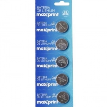 Bateria 3v Cr2032 Maxprint Cartela C/ 5 Unidades