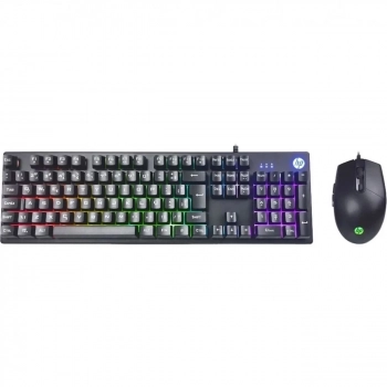 Teclado e Mouse Hp Usb Gamer Km300f Preto