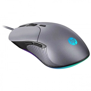 Mouse Usb Hp Gamer M280 2400dpi Rgb Chumbo