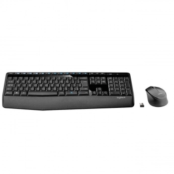 Teclado e Mouse Usb Wireless Mk345 Preto Logitech