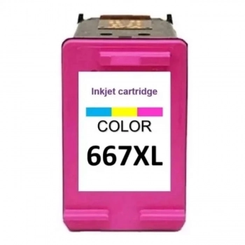 Cartucho Compat�vel Hp 667xl Color