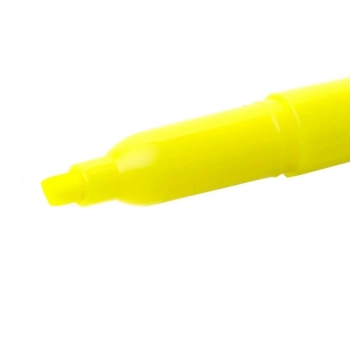 Caneta Marca Texto Lumis Amarela Cx C/ 12 Ponta Poliester