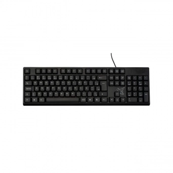 Teclado Universitario com Fio Usb2.0 Preto Maxprint Padr�o Abnt2