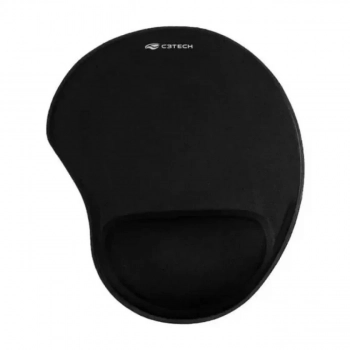 Mouse Pad Apoio Gel Preto C3tech Mp-50