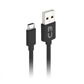 Cabo Usb-micro Usb 2m 2a Cb-m21bk Preto C3tech