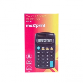Calculadora de Bolso Mx-c89 Maxprint