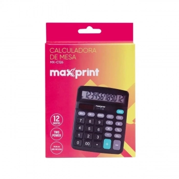 Calculadora de Mesa Mx-126 Maxprint