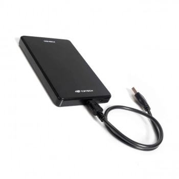 Case de Hd 2,5 C3tech Preta Externa Usb 2.0 Ch-210bk