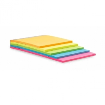 Bloco Adesivo Maxprint Cubo Step Neon 5 Cores