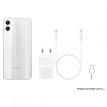 Smartphone Samsung Galaxy A05 128gb Sm-a055m/Ds Sm-a055mzsszto Prata