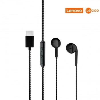 Fone de Ouvido Intra Eh104 Usb-c Preto Lecoo