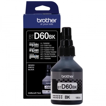 Tinta Brother Cor Preto para Recarga em Inkjet Mini17 Btd60bk
