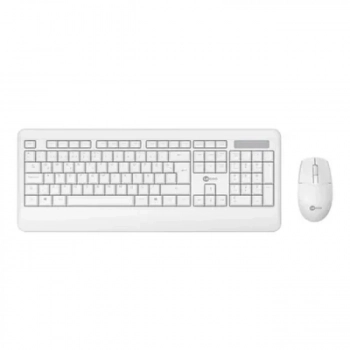 Kit Teclado+mouse S/Fio Kw202 Branco Lecoo