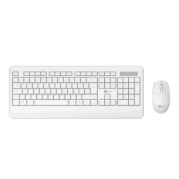 Kit Teclado+mouse S/Fio Kw202 Branco Lecoo