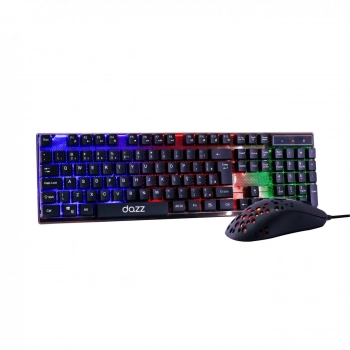 Kit Teclado e Mouse Diamond Dust Usb2.0 Preto
