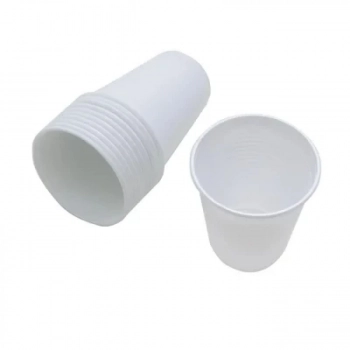 Copo Descartavel Cristalcopo 180ml Pp Branco Pct 100un
