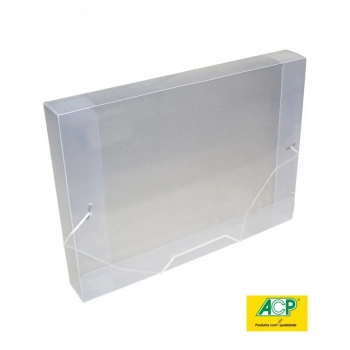 Pasta Plastica Fc 55 Mm.cristal 1025cr