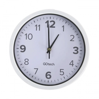 Relogio de Parede Go Tech Analogico Redondo 24cm