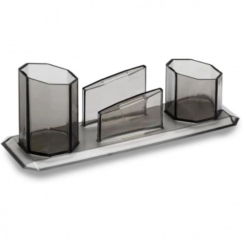 Porta Caneta Triplo Fume Maxcril