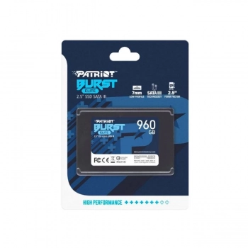 Ssd Patriot Burst Elite 960gb Sata3 2,5 7mm Leitura 450mb/S Gravacao 320mb/S