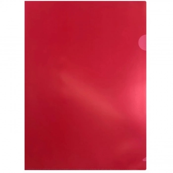 Pasta L Go Office A4 Vermelha Pacote 10 Unidades