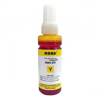 Tinta Compat�vel Epson Kora Amarelo 664 Refil Bulk Ink 70ml