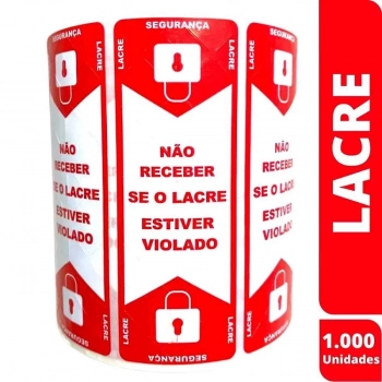 Etiqueta Couche Lacre Delivery 100mmx35mm 1000 Etiquetas