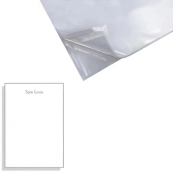 Envelope Plastico A4 Sem Furos 0,06m Pct 100un Go Office