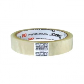 Fita Adesiva 18mmx50m Durex Transparente 3m