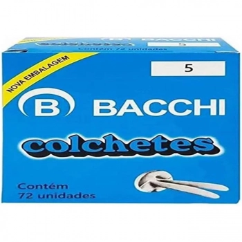 Colchete 05 Bacchi Caixa com 72un