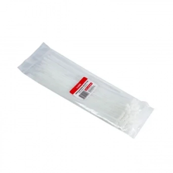 Abracadeira de Nylon Moblik 300x4,8mm Branco Pct 100un