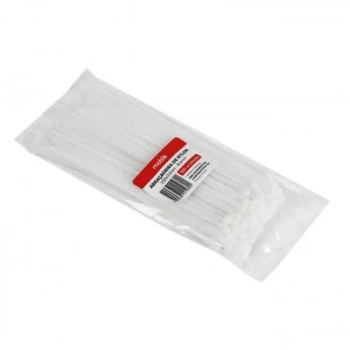 Abracadeira de Nylon Moblik 200x3,6mm Branco Pct 100un