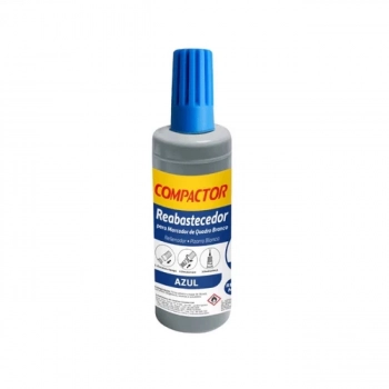 Tinta para Marcador de Quadro Branco Compactor Qb Azul 30ml