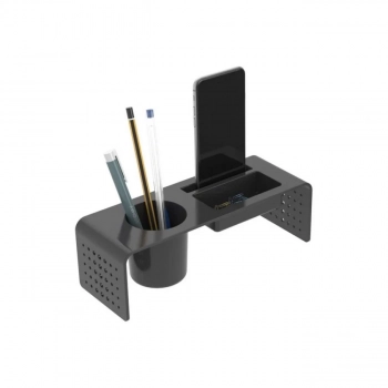 Porta Canetas Organizador Multi Prime Preto Maxcril