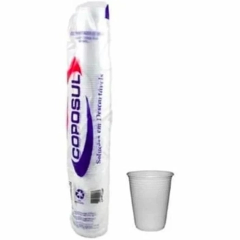 Copo Descartavel 180ml Ps Branco Coposul Linha Ouro C/100