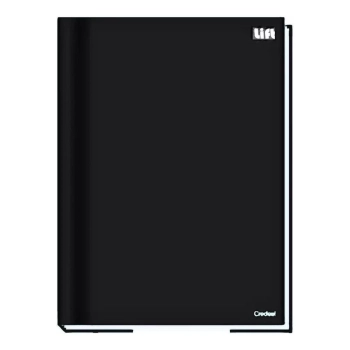 Caderno 1/4 96fls Costurado C/D Credeal 140x202mm Preto