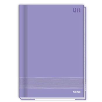Caderno 1/4 96fls Costurado C/D Credeal Lift 140x200mm Cores Sortidas